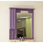 Зеркало с подсветкой Аллигатор CAPAN 120M(D), с двумя шкафчиками, 120*17*115 см