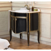 Тумба с раковиной Аллигатор ROYAL Комфорт 80A(М), МДФ крашеный, 80*55,5*85 см