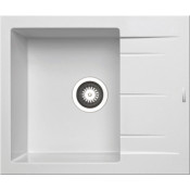 Кухонная мойка Pyramis Alazia арт. 79809011, 59x50 см, белый опал