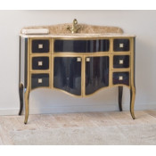 Тумба с раковиной Аллигатор ROYAL Комфорт 120P(М), МДФ крашеный, 120*56*85 см