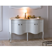 Тумба с раковиной Аллигатор ROYAL Комфорт 120N(М), с двумя раковинами, МДФ крашеный, 120*56*85 см