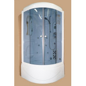 Душевая кабина Appollo TS-49W гидромассажная в тонированном стекле 95х95х220 см