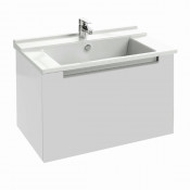 Тумба под раковину Jacob Delafon Struktura 80 EB1285-E13, цвет - розовое дерево, 1 ящик, 77*47*56 см