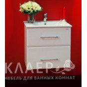 Тумба с раковиной Бриклаер Диана 60, белый