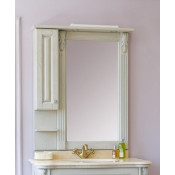 Зеркало с подсветкой Аллигатор VITO 110G(D), с одним шкафчиком, 110*18*115 см