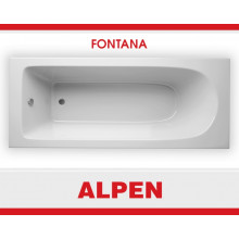 Акриловая ванна ALPEN Fontana 170x75 см