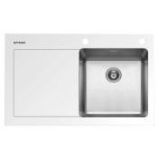 Кухонная мойка Pyramis Crystalon арт. 109500730, 86x53 см, правая