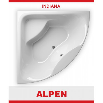 Акриловая ванна ALPEN Indiana 140x140 см