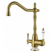 Смеситель Zorg Clean Water ZR 312 YF-50-BR для кухни под фильтр, цвет бронза