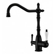 Смеситель Zorg Clean Water ZR 312 YF-50-BLACK для кухни под фильтр, цвет черный