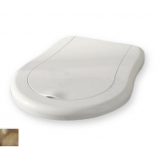 Крышка-сиденье Kerasan Retro 108401 Soft-Close белый/бронза