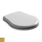 Крышка-сиденье Kerasan Retro 109101 standart, белый/золото