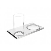 Двойной держатель со стаканом и мыльницей Keuco Edition 400 11556 019000
