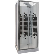 Душевая кабина Cerutti SPA Bella 90x90x215-225 регулируемая высота 6883