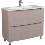 Тумба с раковиной Аква Родос Headway 80 бежевый бетон