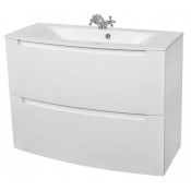 Тумба с раковиной Аква Родос Headway 100 белый (консольная)