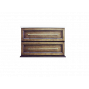 Тумба подвесная Misty Винтаж 60 с 2 ящиками, дуб