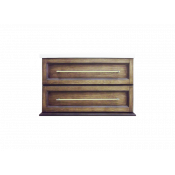 Тумба подвесная Misty Винтаж 70 с 2 ящиками, дуб