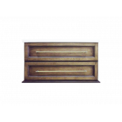 Тумба подвесная Misty Винтаж 90 с 2 ящиками, дуб