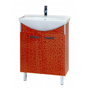 Тумба напольная Misty Джулия 65 прямая краколет красная