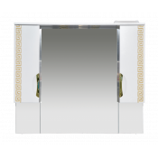 Зеркальный шкаф Misty Престиж 105 золотая патина