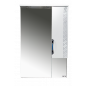 Зеркальный шкаф Misty Престиж 60 правый серебряная патина