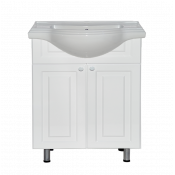 Тумба напольная Misty Рио 65 белая эмаль