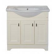 Тумба напольная Misty Лувр 85 слоновая кость