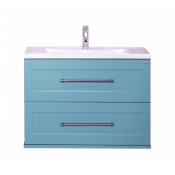 Тумба подвесная Misty Марта 80 голубая матовая