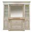 Комплект мебели Misty Франческа 2100 (тумба + 2 пенала + зеркало) бежевая патина