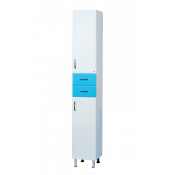 Пенал Misty 35 правый корзина на ножках голубой