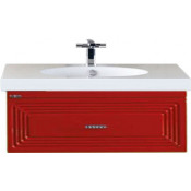 Тумба подвесная Misty Европа 90 красная