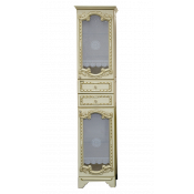 Пенал Misty Элис 40 правый бежевая патина 2 ящика