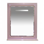 Зеркало Misty Praga 90 розовое патина
