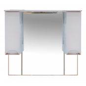 Зеркальный шкаф Misty Кари 100 белая пленка