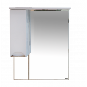 Зеркальный шкаф Misty Кари 80 левый белая пленка