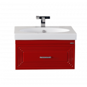 Тумба подвесная Misty Европа 60 красная