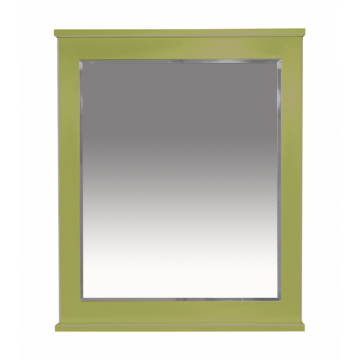 Зеркало Misty Женева 70 с полочкой оливковое серебро