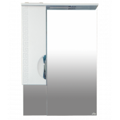 Зеркальный шкаф Misty Престиж 60 левый белое