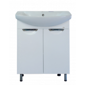 Тумба напольная Misty Престиж 70 прямая белая