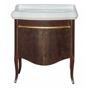 Тумба напольная Misty Агата 80 прямая, орех