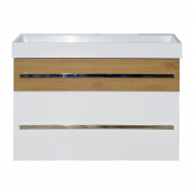 Тумба подвесная Misty Леон 80 с 2-мя ящиками