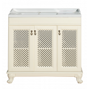 Тумба напольная Misty Вивьен 90 прямая, слоновая кость