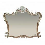 Зеркало Misty Bianco 100 коричневая серебряная патина