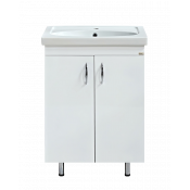 Тумба напольная Misty Калипсо 60 прямая белая