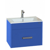 Тумба подвесная Misty Онтарио 50 с 1-м ящиком синяя