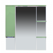 Зеркальный шкаф Misty Кристи 90 L салатовый