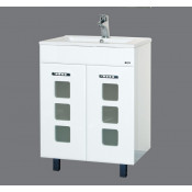 Тумба напольная Misty Квадро 60 прямая белая