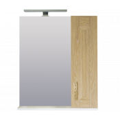 Зеркальный шкаф Misty Прайм 60 (ДСП Gran Oak Yellow Get) правый