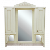 Зеркальный шкаф Misty Classic 125 светлый